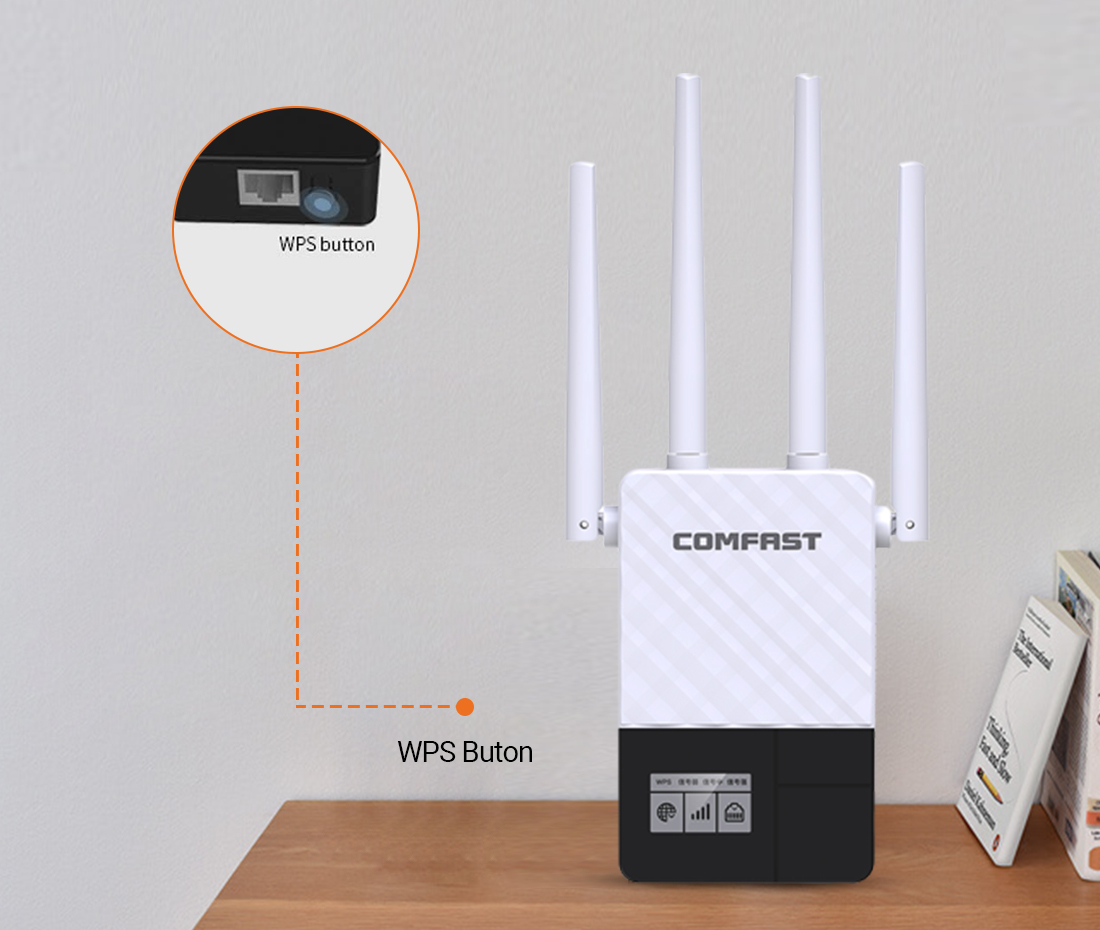 Comfast repeater setup