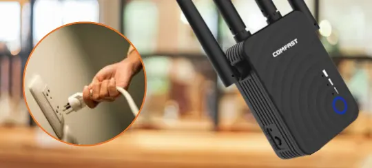 Comfast WiFi extender red light issue